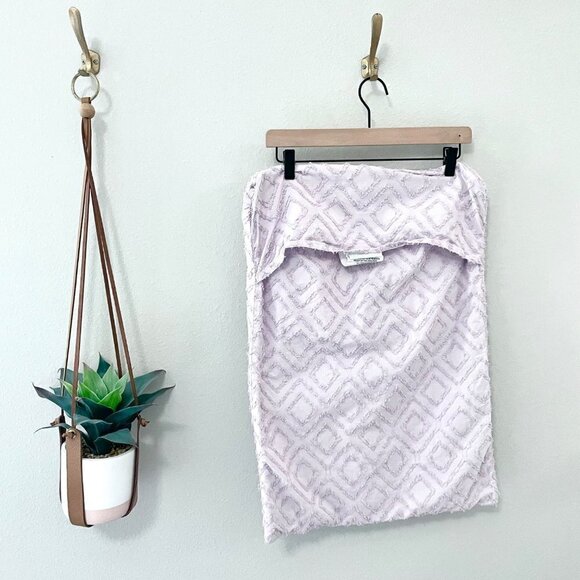 Beddy’s Olivia Luxe Textured Diamond Sham in Purple Standard - Picture 3 of 6